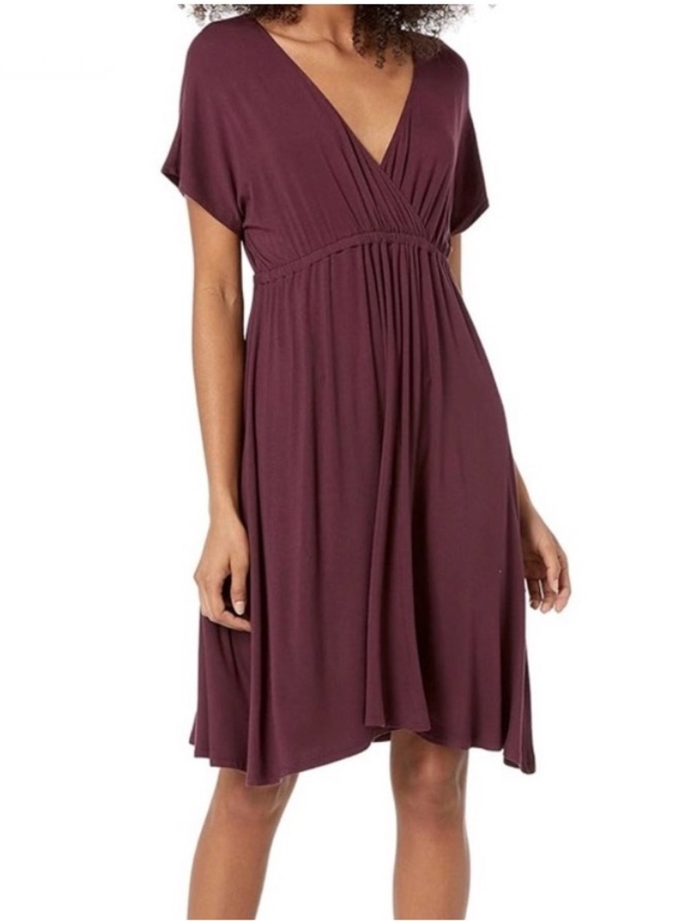 Amazon Essentials Faux Wrap Mini Dress